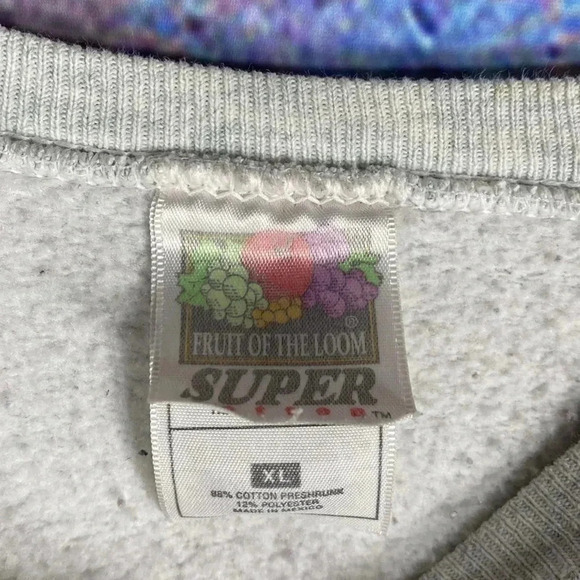 Old Mill Athletics Crewneck Sweatshirt Pullover Grey Fruit of the Loom XL - Picture 5 of 8